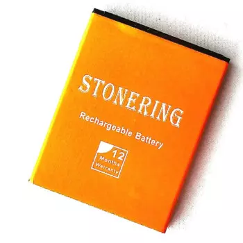 Мобильный телефон Stonering 2200 мАч с зеленым оранжевым аккумулятором Go M3