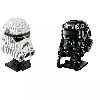 MOC 75276 Шлем штурмовика 75274 TIE Истребитель Космический корабль Боевая модель Строительный блок Архитектура Образовательная сборка Модель игрушки