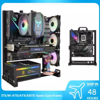 MOD ATX открытый корпус для ПК рамка для ITX MATX EATX геймерский шкаф алюминиевый креативный DIY корпус настольного компьютера Tower Gaming