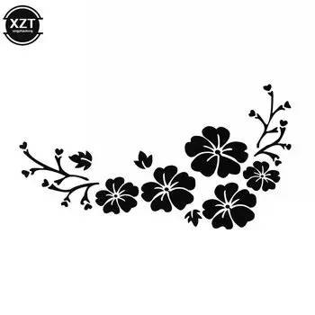 Мода Цветок Автомобиль Наклейка Авто Грузовик Бампер Дверь Окно Декор