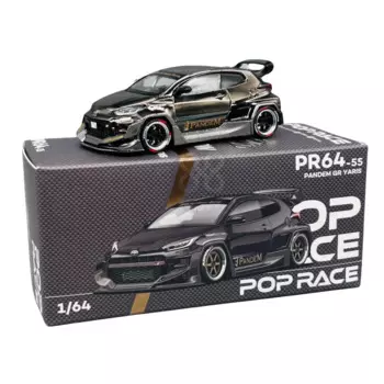 Модель 1:64 игрушечного кролика YARIS Rocket Toyota Pandem для мальчиков, модель из сплава под давлением, демонстрационные детские подарки