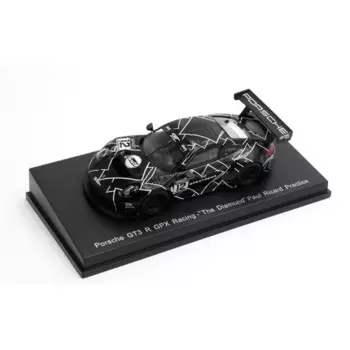 Модель 1:64 Porsche GT3R GPX, модель автомобиля № 12 из литого сплава, коллекционные украшения, детские игрушки для мальчиков, детские подарки.