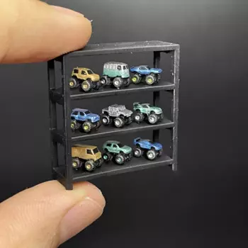 Модель автомобиля 1:64 реквизит для сцены 1/10 Бигфут грузовик диорама
