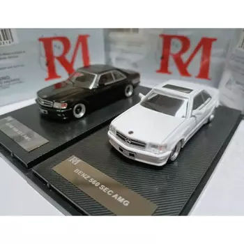 Модель Автомобиля AMG C126 Coupe из сплава, в масштабе 1:64, 560SEC, коллекционные украшения