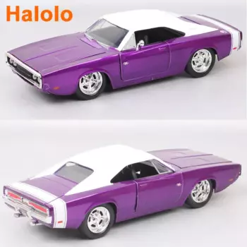 Модель автомобиля Форсаж 1970 Dodge Charger R/T 1:24, из металлического сплава