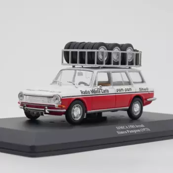 Модель автомобиля IXO 1:43 Масштаб Simca 1501 Break 1973 из сплава ралли гоночная команда модель готовый продукт имитация игрушки статическая модель