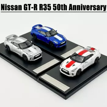 Модель автомобиля из лимитированного сплава, металлическая, в масштабе 1/64