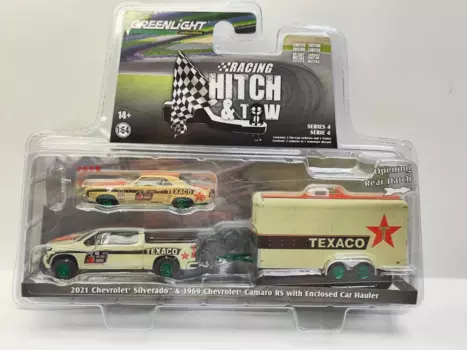 Модель автомобиля из литого металлического сплава 1:64 2021 для Chevrolet silverado