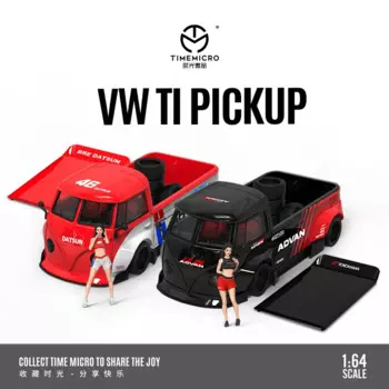 Модель автомобиля из металлического сплава, 1:64, для Volkswagen T1