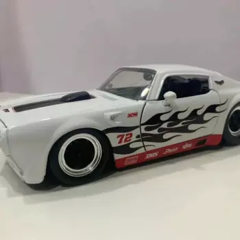 Модель автомобиля из металлического сплава JADA 1:24 1972 Pontiac Firebird, игрушка для детей, коллекция подарков