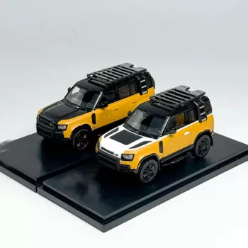 Модель автомобиля из сплава под давлением 1:64, имитация внедорожника из сплава 90 110 Guardian 2023, демонстрационная модель автомобиля, детские подарки, игрушки, статическое украшение