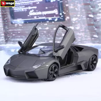 Модель автомобиля Lamborghini Bburago 1:24, литье под давлением, металлическая детская игрушка, подарок для парня, имитация коллекции автомобиля из сплава