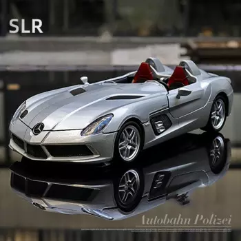 Модель автомобиля Mercedes-Benz SLR металлическая, 1:24