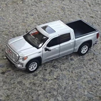 Модель автомобиля Motormax 1:27 GMC SIERRA 1500, металлическая игрушка из сплава, модель внедорожника