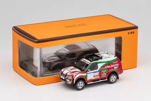 Модель автомобиля под давлением GCD 1:64 белый/синий/оранжевый LHD
