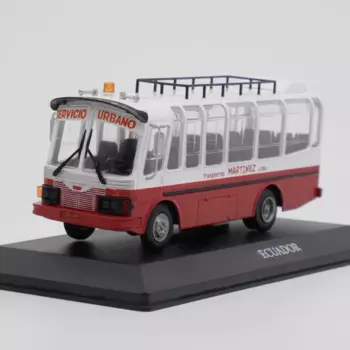 Модель автомобиля под давлением IXO масштаб 1:72 Эквадор автобус из сплава готовый продукт Коллекция игрушек подарок статическая модель дисплей