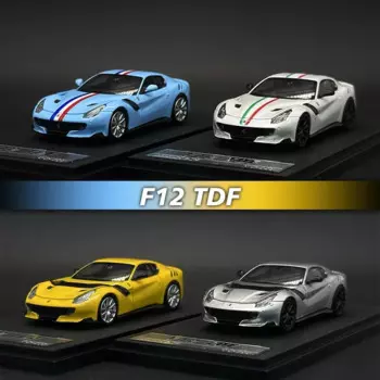 Модель автомобиля SH Little 1:64 F12 TDF, литый под давлением, коллекционная Миниатюрная игрушка, охотник на стойках