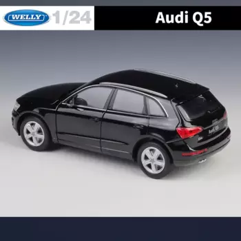 Модель автомобиля Welly 1:24 Audi Q5 SUV из сплава, литой металлический игрушечный внедорожник, искусственная коллекция, детские подарки