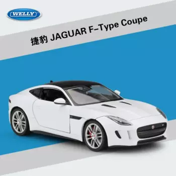 Модель автомобиля Welly 1:24 Jaguar F-type Coupe, имитация сплава, коллекция игрушек, демонстрация подарков