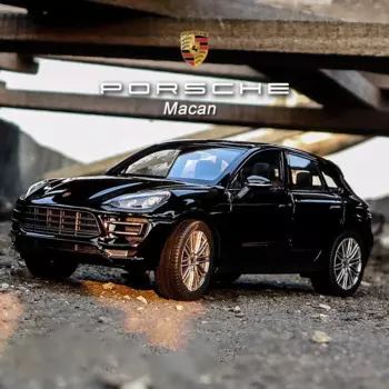 Модель автомобиля WELLY 1:24 Porsche Macan SUV из сплава, литой и игрушечный автомобиль, миниатюрная модель автомобиля в масштабе