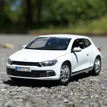 Модель автомобиля WELLY 1:24 Volkswagen Scirocco, литая Классическая игрушечная машинка VW, спортивный автомобиль из сплава, металлический гоночный автомобиль для детей, подарок B7