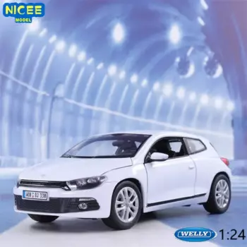 Модель автомобиля WELLY 1:24 VW Scirocco, литая модель автомобиля из металлического сплава, VOLKSWAGEN, игрушки для детей, коллекционные подарки, B7