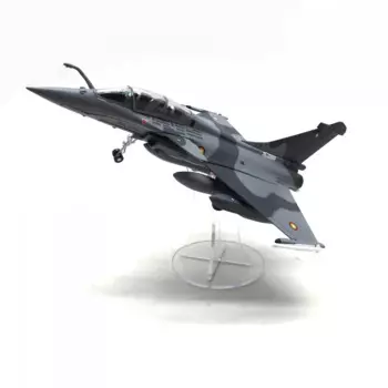 Модель бывшего в употреблении истребителя Rafale B, модель с орнаментом, Обтекаемый корпус с подставкой для дисплея, подставка для книжной полки, женская модель для дома и офиса, 1:72
