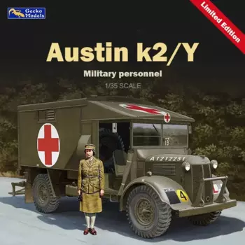 Модель Gecko 35GM0070, Остин K2/Y, машина скорой помощи, ограниченный выпуск 1/35