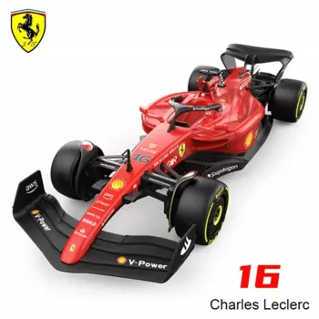 Модель гоночного автомобиля Ferrari F1-75 #16, Чарльз помидор F1, Модель гоночного дрифта на радиоуправлении, Коллекционная модель, подарок, игрушечный автомобиль с дистанционным управлением, 1/18