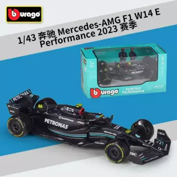 Модель гоночного автомобиля Mercedes-AMG F1 W14 E #44 #63, 1:43, 2023