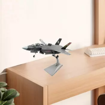 Модель истребителя F35B 1/72, модель самолета с орнаментом для кафе, спальни, гостиной
