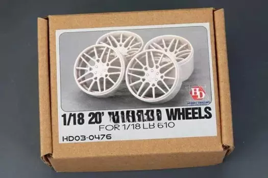 Модель колеса HobbyDesign 1:18, 20 дюймов, модель LB610, аксессуары для модификации и сборки модели