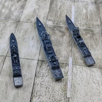 Модель корабля, модель корабля, масштаб 1/2000, тип 054A, фригат 055 052D, модель Разрушителя, искусственная битва, фотография коллекции, 1 комплект