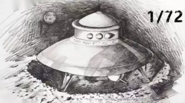 Модель летающей тарелки из смолы, модель немецкой летающей тарелки, модель игрушки, масштаб 1/72, бесплатная доставка