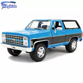 Модель литая автомобиля Jada 1:24 1980 Chevrolet BLAZER, модель автомобиля из металлического сплава, игрушки для детей, коллекция подарков