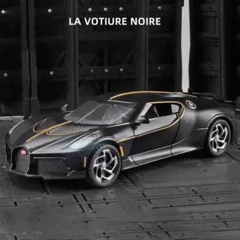 Модель машины Bugatti с надписью «Voice Of The Night», 1:24