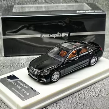 Модель машины Mercedes Benz AMG S65 из сплава под давлением, классическая игрушка, подарок для взрослых, сувенир, статический дисплей, 1:64