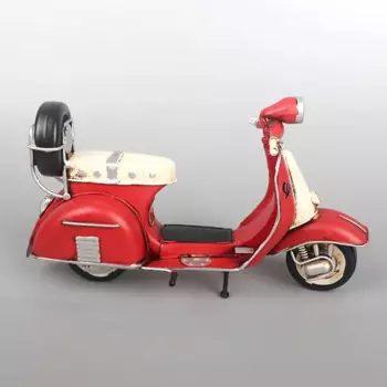 Модель мотоцикла для VESPA, модель ручной работы для дома, гостиной, окна, бара, Ностальгический ковчег, украшение, предметы мебели, подарок VESPA