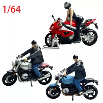 Модель мотоцикла S1000RR, 1/64 размера, литый под давлением, кукла из сплава, модель мотоцикла, игрушки для мальчиков, Коллекционная модель, хобби