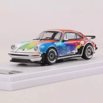 Модель RHINO 1:64 Singer 930, художественное граффити, турбо-модель для учебы, модель автомобиля из сплава