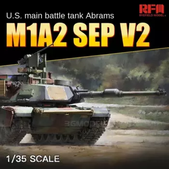 Модель Ryefield, пластиковая Сборная модель автомобиля, модель RM-5029 1/35 Hyundai US M1A2 SEP V2, основной боевой танк