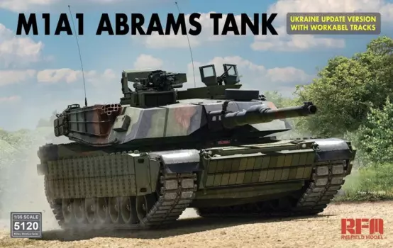 Модель Ryefield в сборе, модель в сборе M2, 1 A1, основной боевой танк Abrams, Украинская версия 1/35