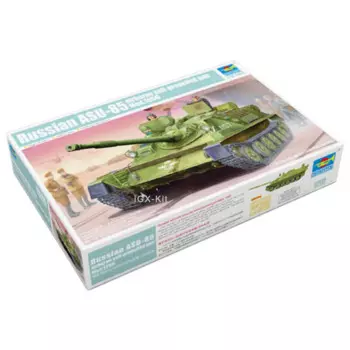 Модель самоходного пистолета Trumpeter 01588 1/35, модель российского ASU85, модель в сборе из пластика с модом SPG 1956, игрушечный набор для строительства