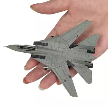 Модель самолета F14D Fighter Jet, игрушечный самолет для телевизора, кабинета, полки, гостиной