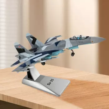 Модель самолета SU35, модель истребителя для офиса, полки, дома, 1/100