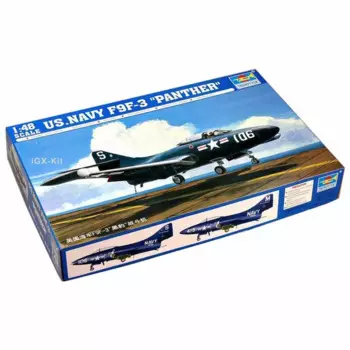 Модель самолета Trumpeter 02834, модель военно-морского флота США F9F, модель боевого самолета, пластиковая сборка, набор для сборки, игрушка в подарок, 1/48