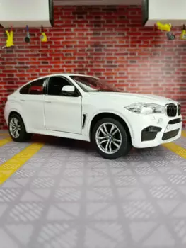 Модель спортивного автомобиля BMW X6M Coupe из сплава, литой металлический игрушечный автомобиль, модель автомобиля, коллекционная имитация высокого уровня, детские игрушки, подарок, 1/24