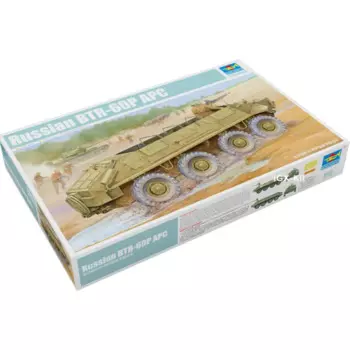 Модель Trumpeter 01542, модель 1/35 дюйма, модель телефона, армированный грузовой автомобиль BTR60P, военная игрушка, подарок, пластиковая сборка, набор для моделирования
