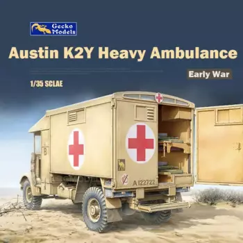 Модель в сборе Gecko 35GM0068 UK 4x2, тяжелый пожарный автомобиль 1/35