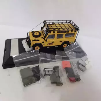 Модели игрушечных автомобилей 1/43, Гонконгская полиция, LAND ROVE полимерная модель автомобиля для коллекции